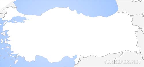 Törökország vaktérkép